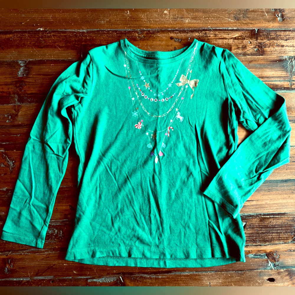 Green Christmas Long Sleeve Shirt 🎄